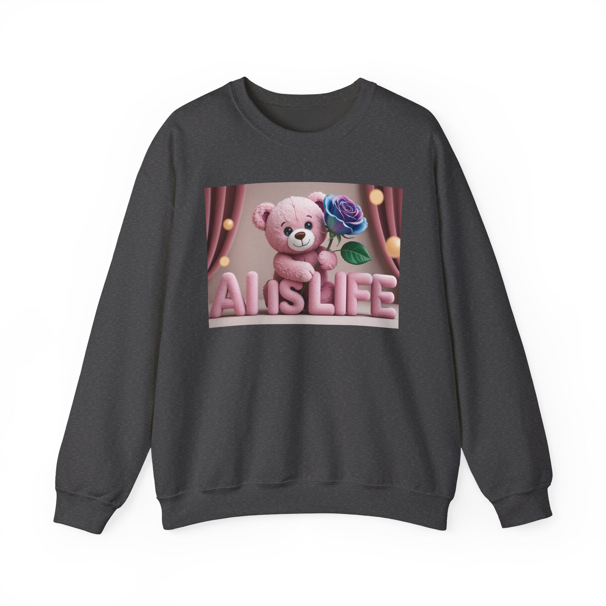 AI IS LIFE  "CUTE CIRCUIT" Unisex Heavy Blend™ Crewneck Sweatshirt