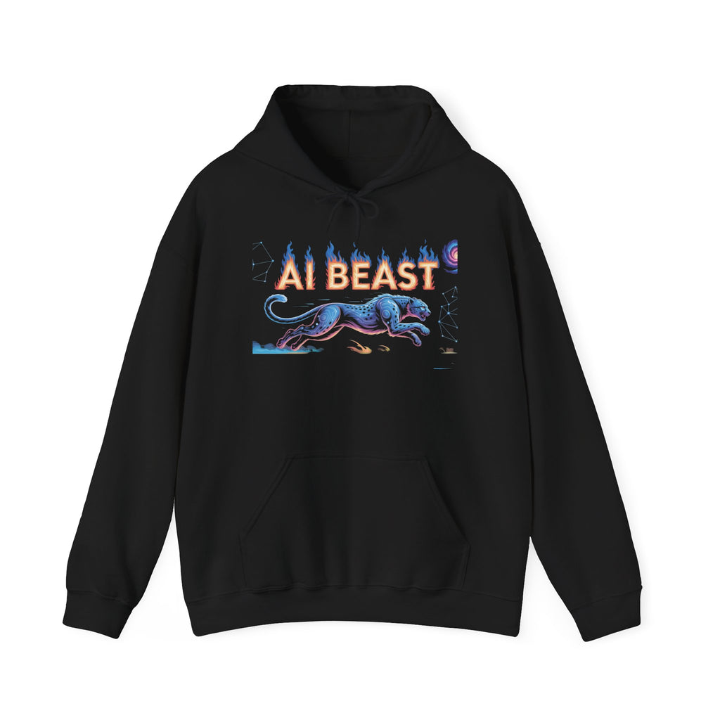 AI BEAST “Digital Predator” Unisex Heavy Blend™ Hooded Sweatshirt