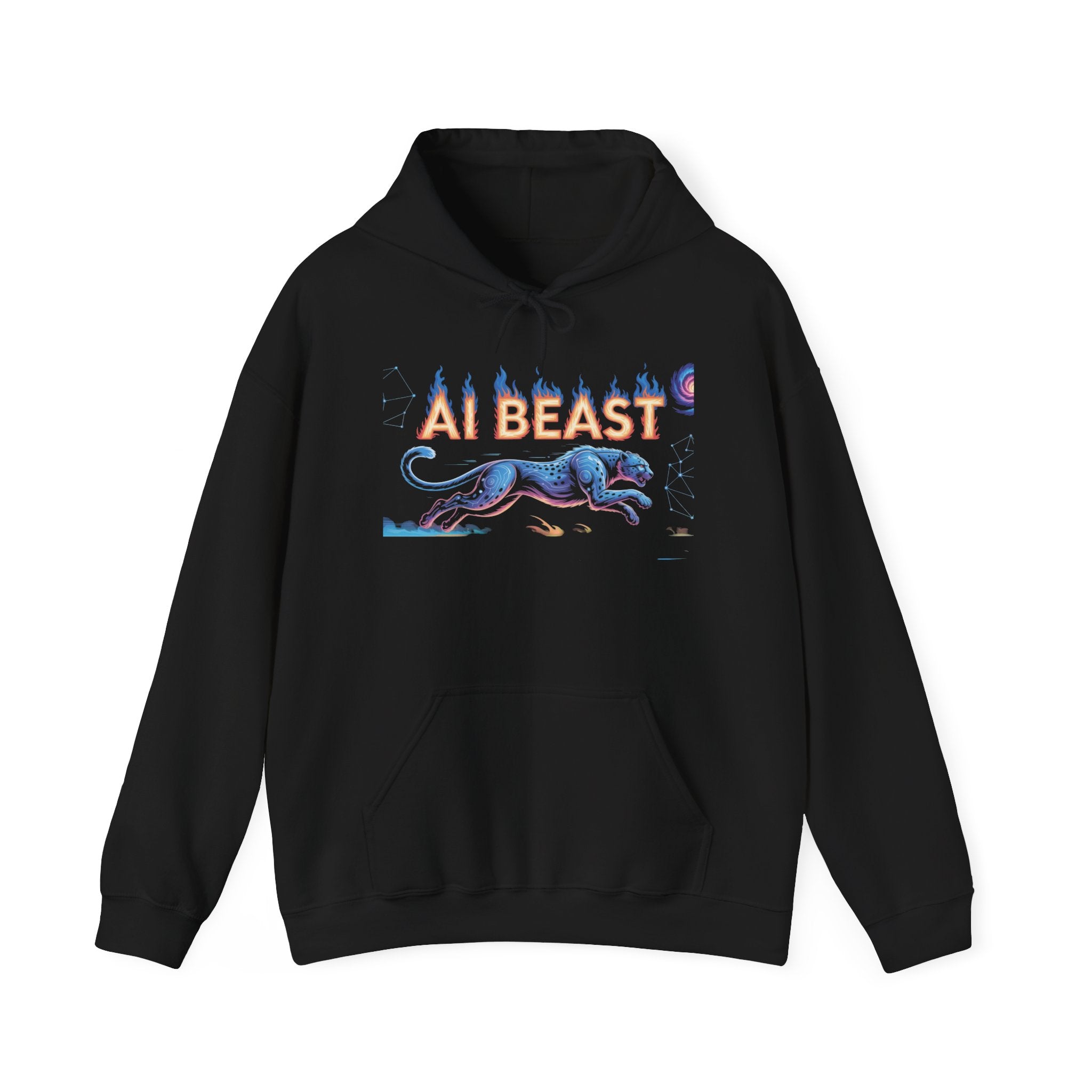 AI BEAST “Digital Predator” Unisex Heavy Blend™ Hooded Sweatshirt