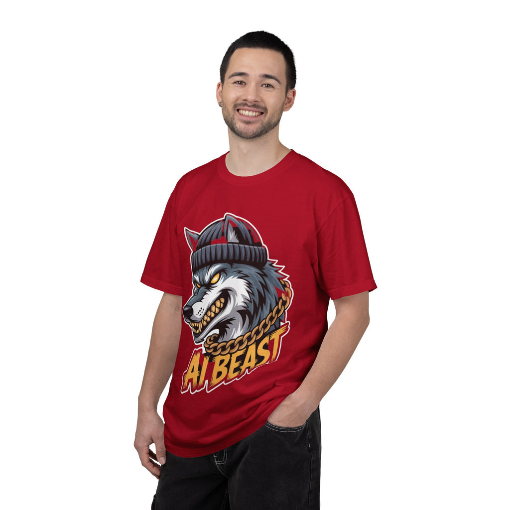 AI BEAST  "Wolf Byte Syndicate " Unisex Garment-Dyed T-shirt