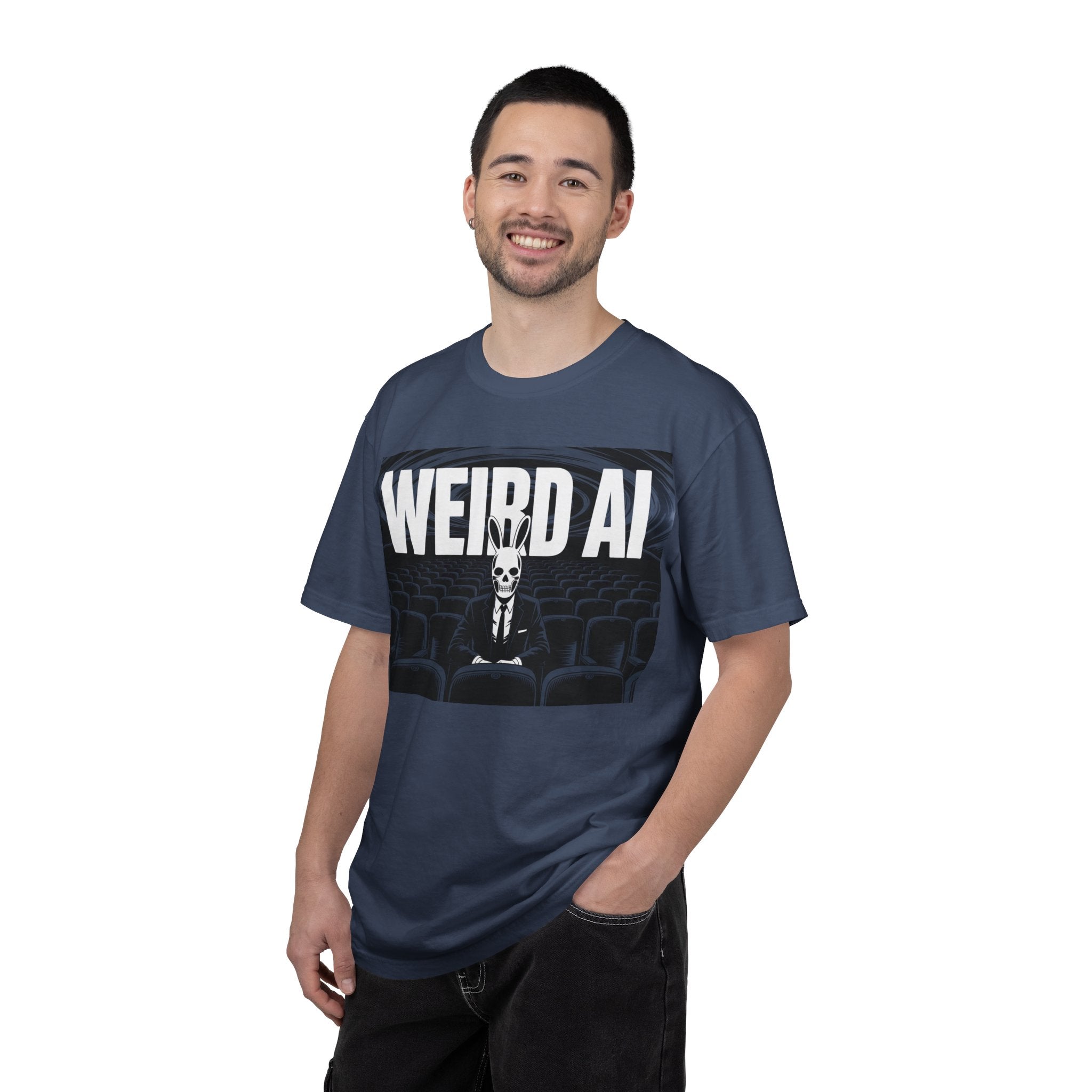 WEIRD AI  " Backrooms Theater " Unisex Garment-Dyed T-shirt