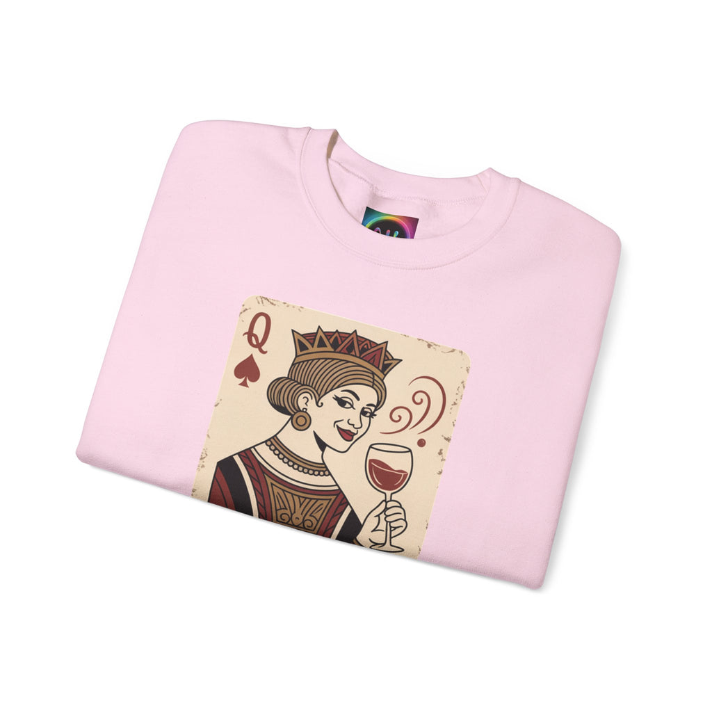 AI Queen "ROYAL ALGORITHM"  Unisex Heavy Blend Crewneck Sweatshirt