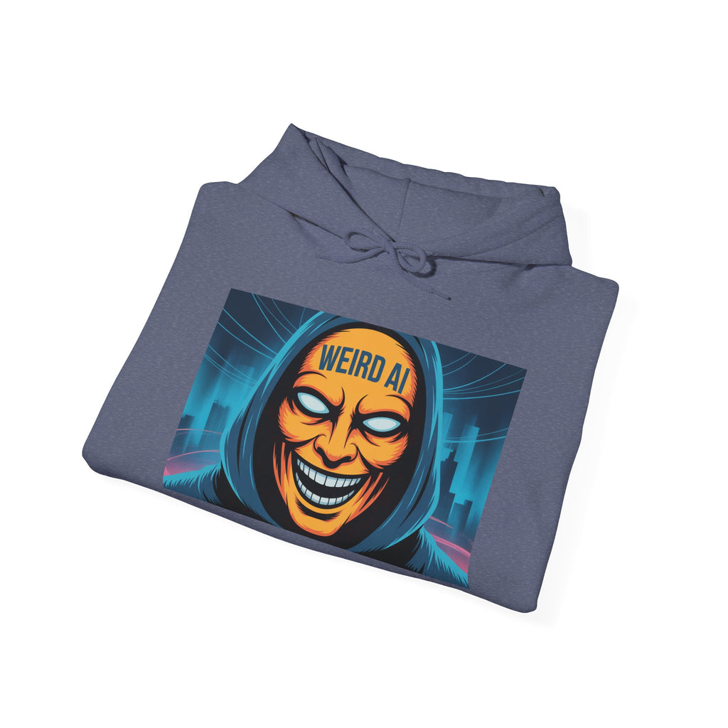 Weird AI "Masked Mode" Unisex Heavy Blend™ Hooded Sweatshirt
