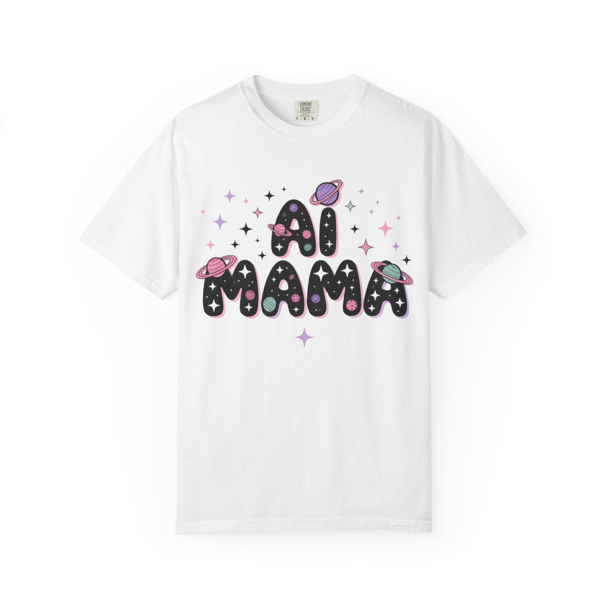 AI Mama "Digital Daydreamer" Unisex Garment-Dyed T-shirt