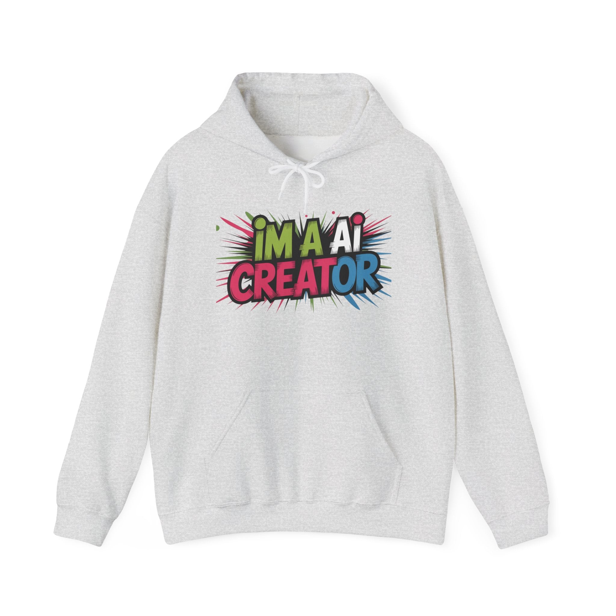 AI Creator  "Code Splash" Unisex Heavy Blend™ Hooded Sweatshirt