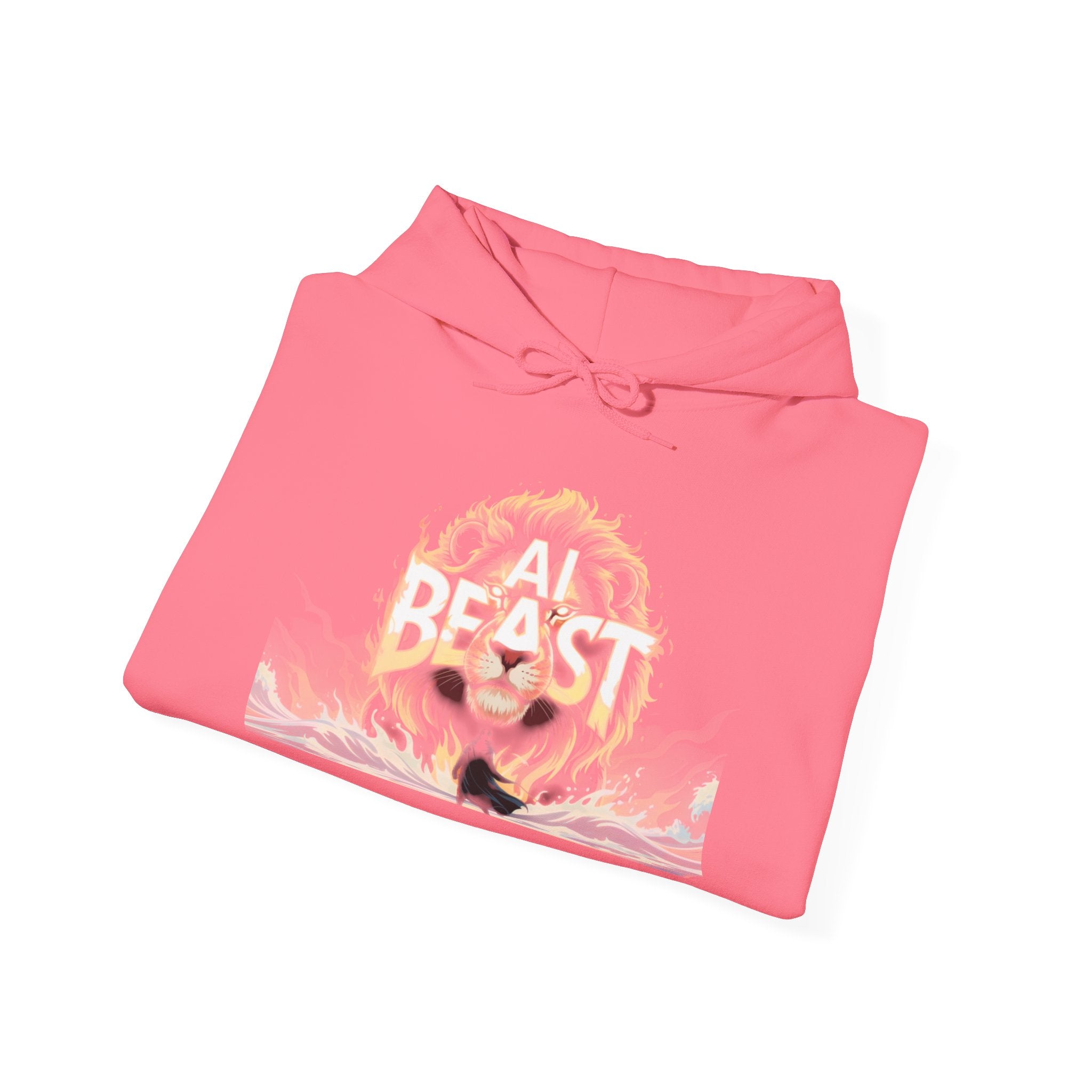 AI BEAST “Majestic Upload” Unisex Heavy Blend™ Hooded Sweatshirt