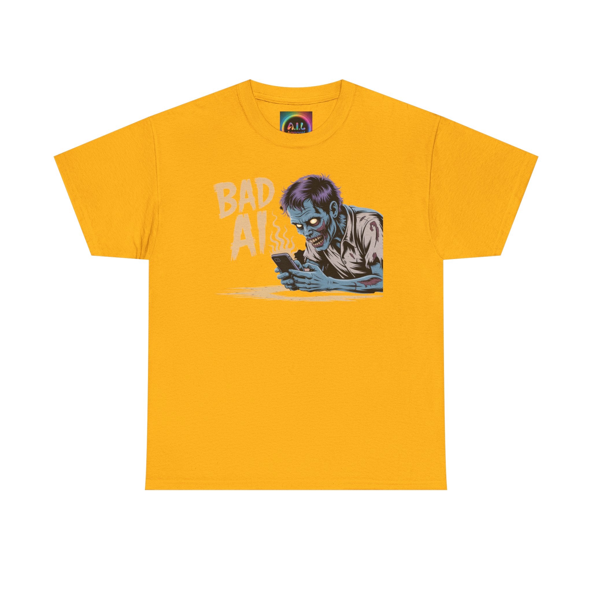 Bad AI "ZOMBIE SCROLL" Unisex Heavy Blend™ Graphic Tee
