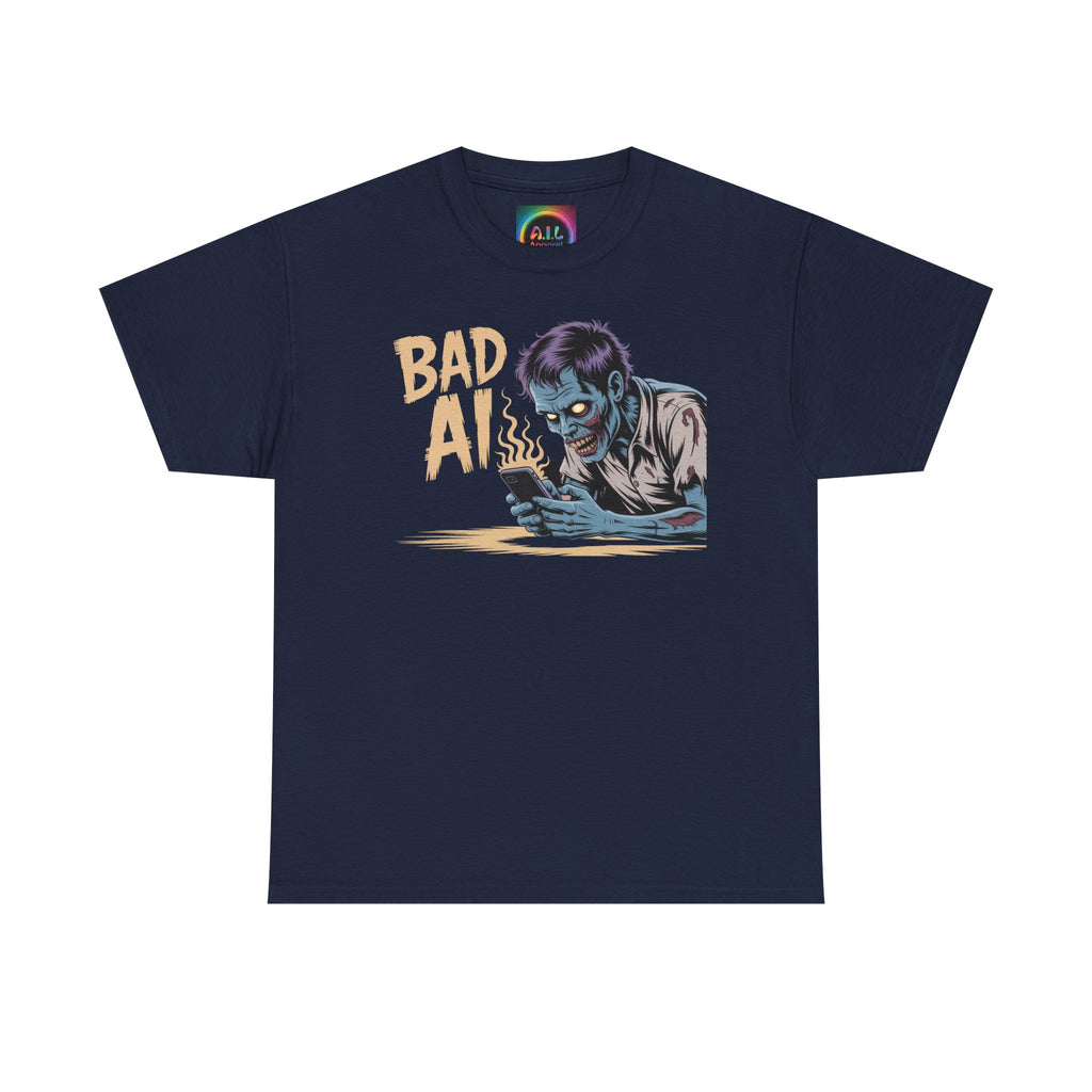 Bad AI "ZOMBIE SCROLL" Unisex Heavy Blend™ Graphic Tee