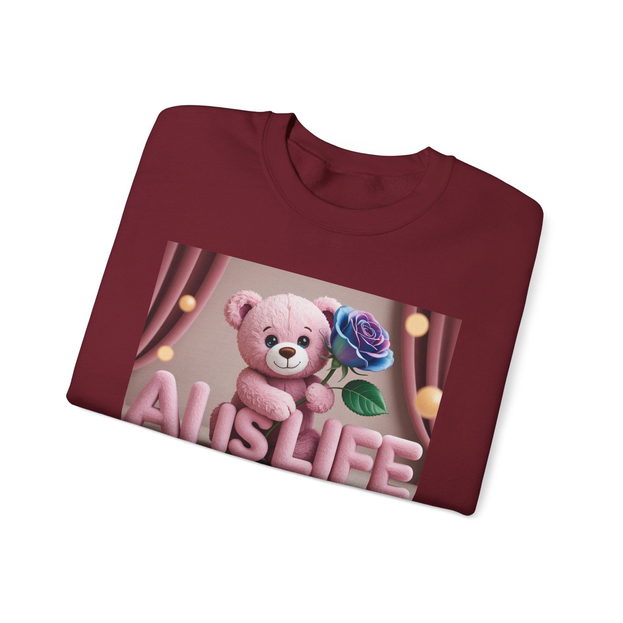 AI IS LIFE  "CUTE CIRCUIT" Unisex Heavy Blend™ Crewneck Sweatshirt