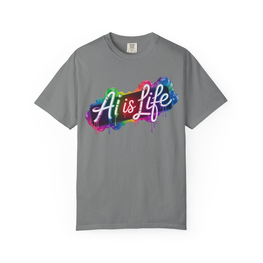 AI is LIFE  “PipeDream Intelligence”  Heavy Blend™ Crewneck T-Shirt