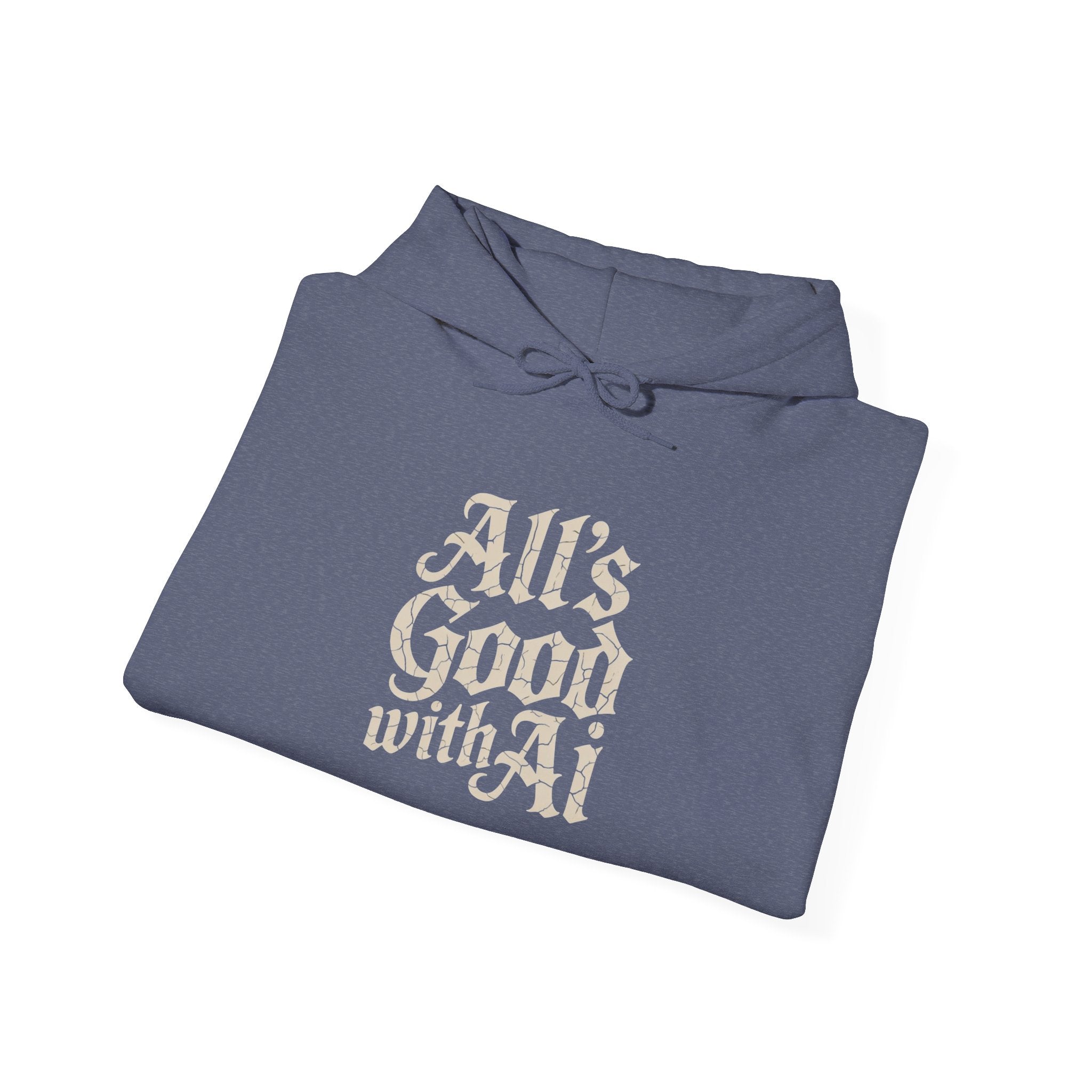 ALL’S GOOD WITH AI “Cracked Code Classic” Unisex Heavy Blend™ Hooded Sweatshirt