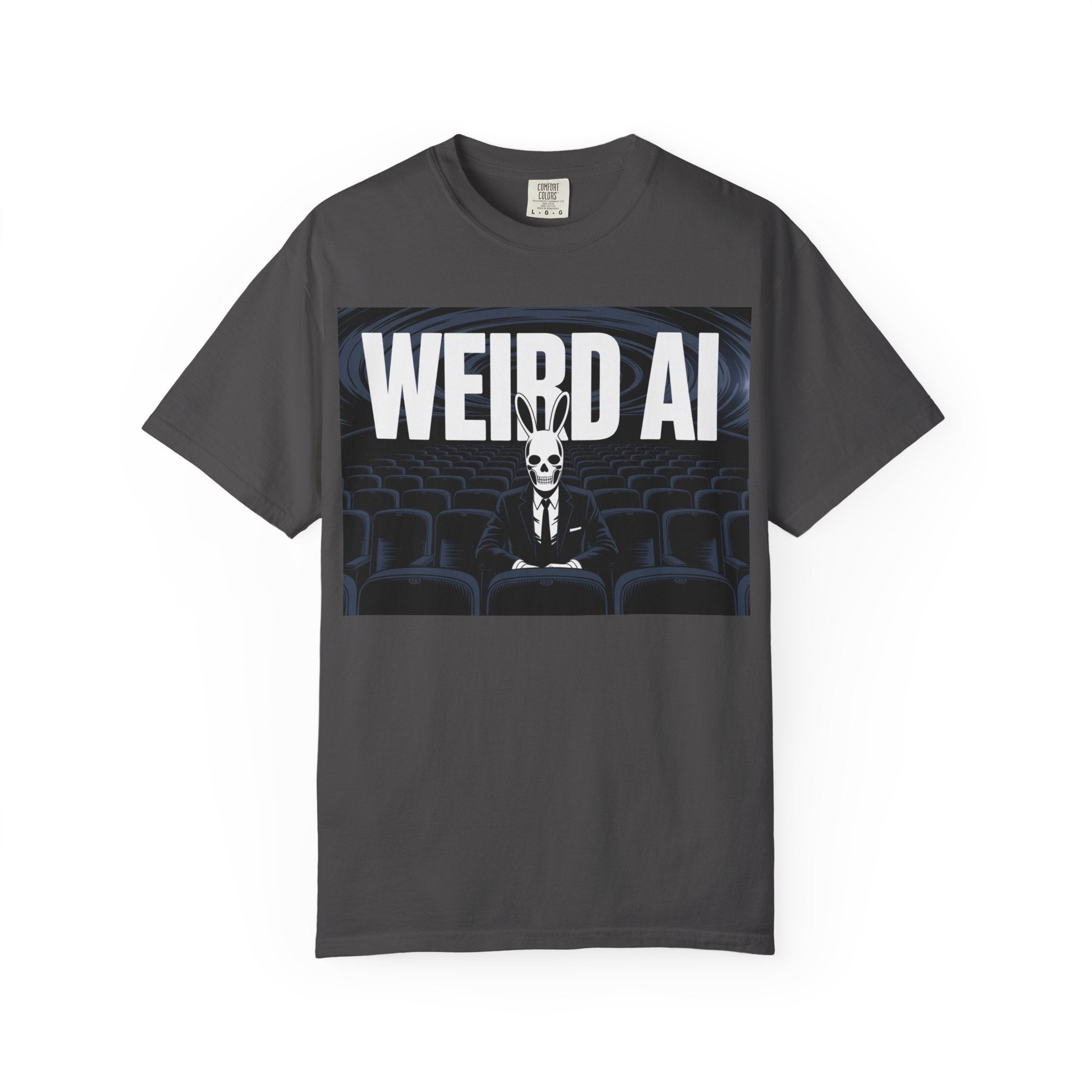 WEIRD AI  " Backrooms Theater " Unisex Garment-Dyed T-shirt