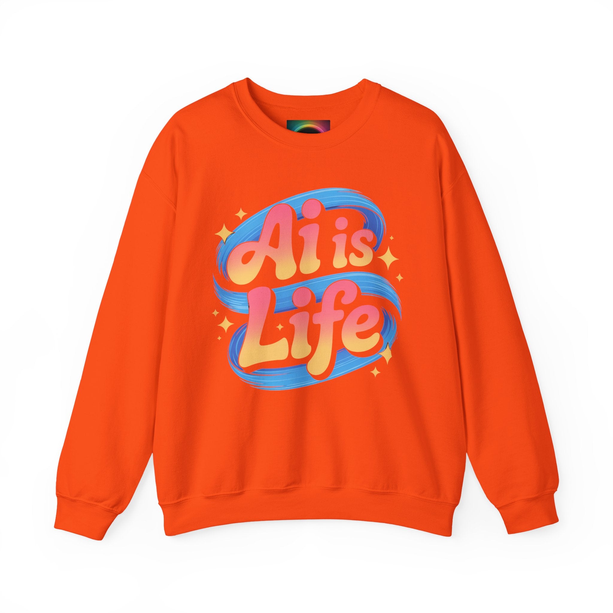 AI is Life "COSMIC SWIRL" Unisex Heavy Blend™ Crewneck Sweatshirt