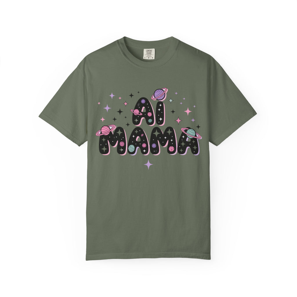 AI Mama "Digital Daydreamer" Unisex Garment-Dyed T-shirt
