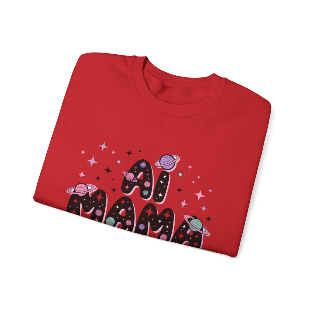 AI Mama "Digital Daydreamer" Unisex Heavy Blend™ Crewneck Sweatshirt