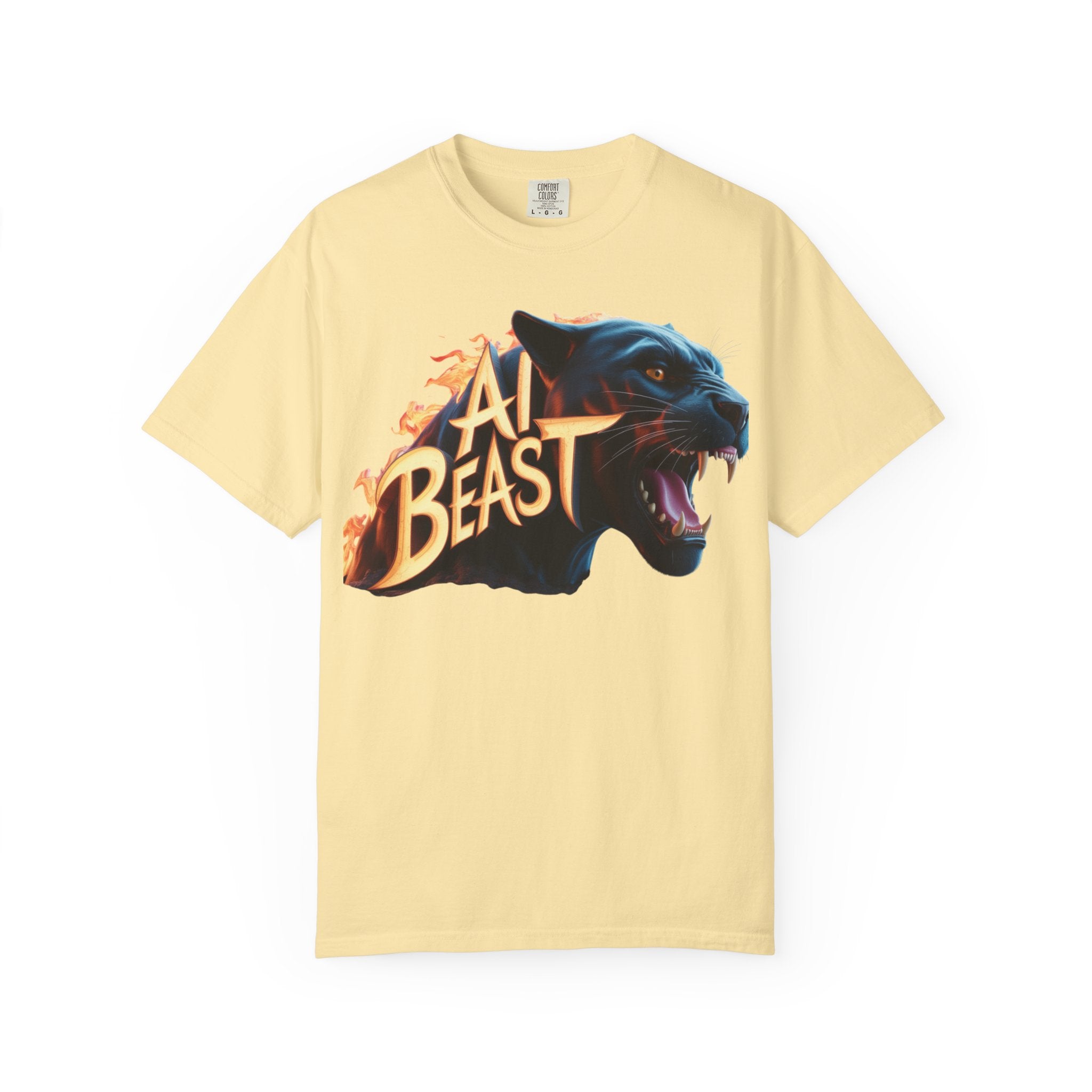 AI BEAST  "Wildfire Algorithm"  Unisex Garment-Dyed T-shirt