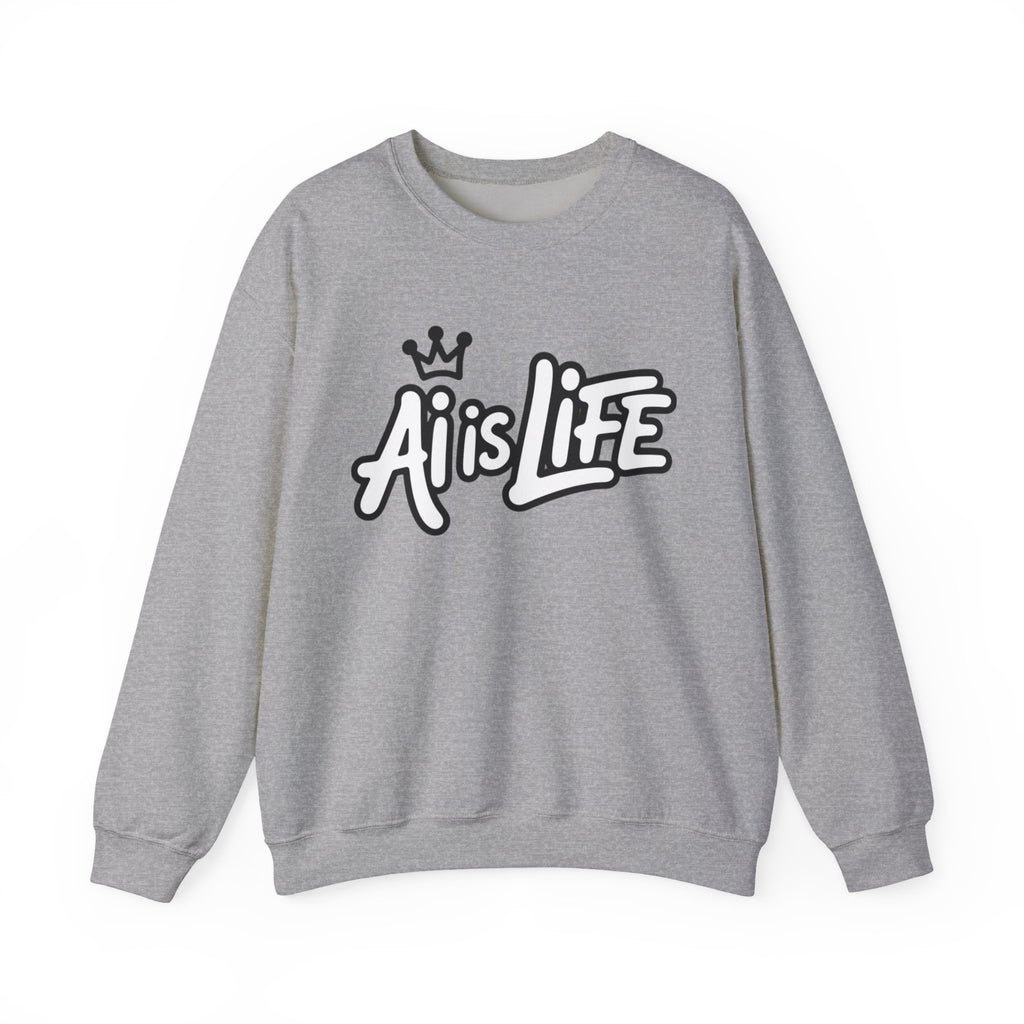 Ai is Life  "Crown Circuit" Unisex Heavy Blend™ Crewneck Sweatshirt
