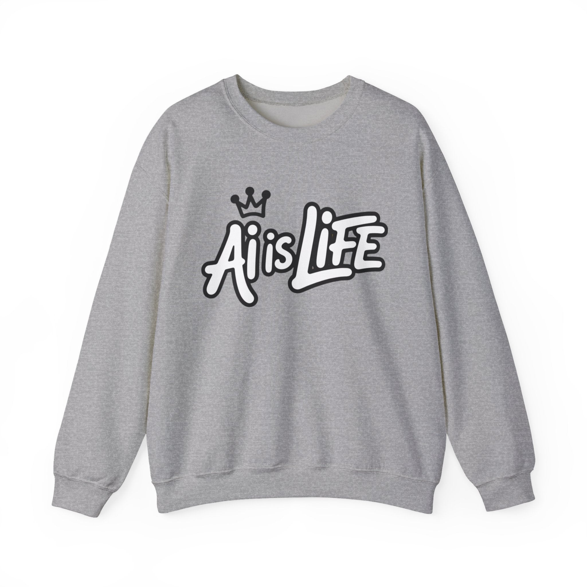 Ai is Life  "Crown Circuit" Unisex Heavy Blend™ Crewneck Sweatshirt