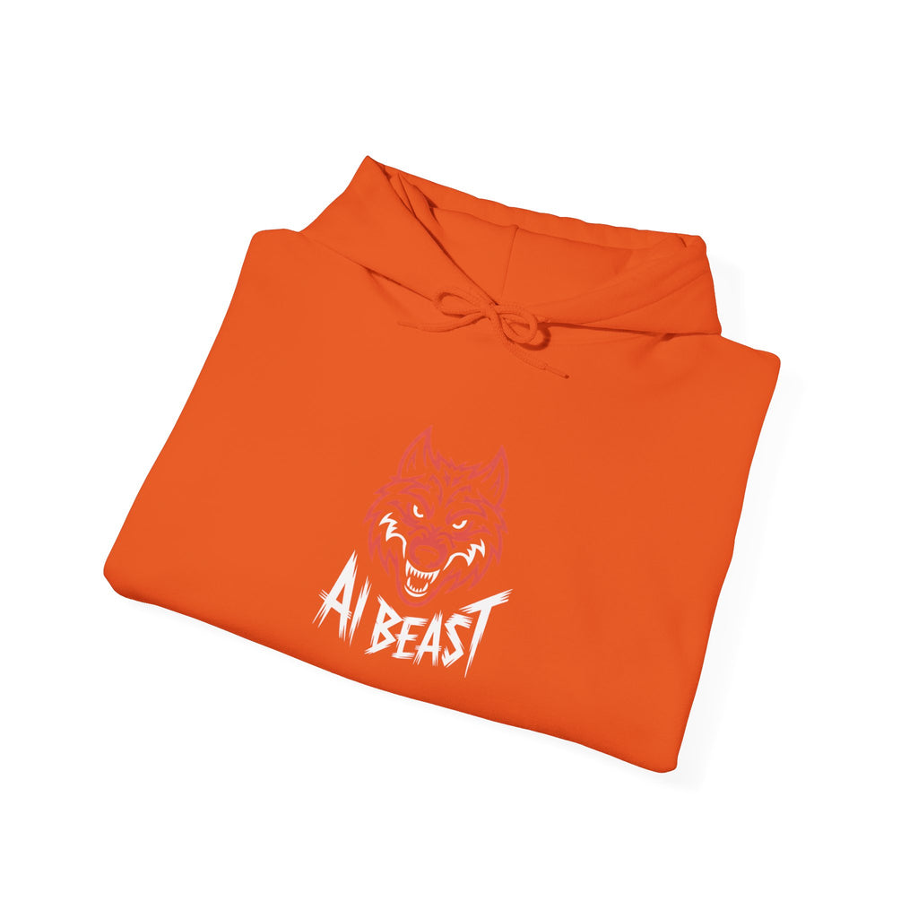 AI BEAST " Alpha Mode "  Unisex Heavy Blend™ Hooded Sweatshirt