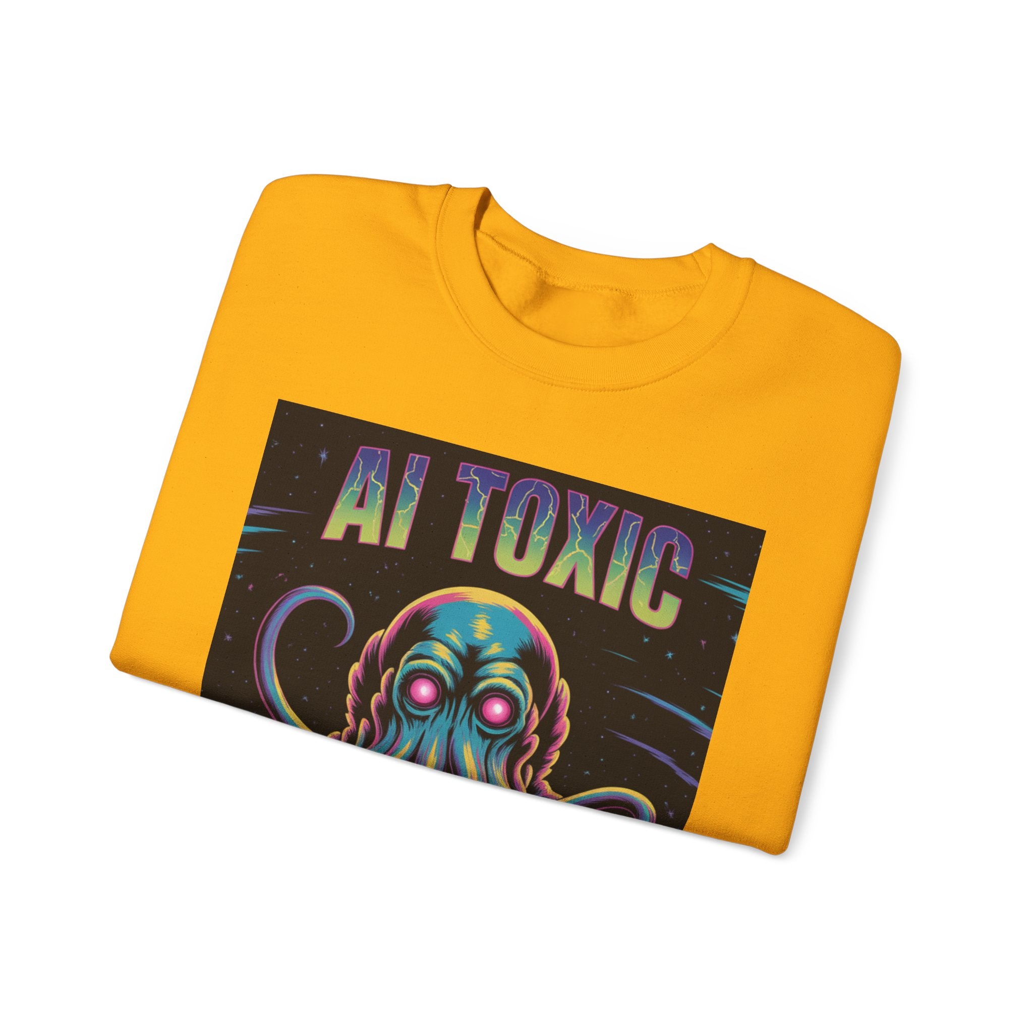 AI TOXIC  "Data Overlord" Unisex Heavy Blend™ Crewneck Sweatshirt