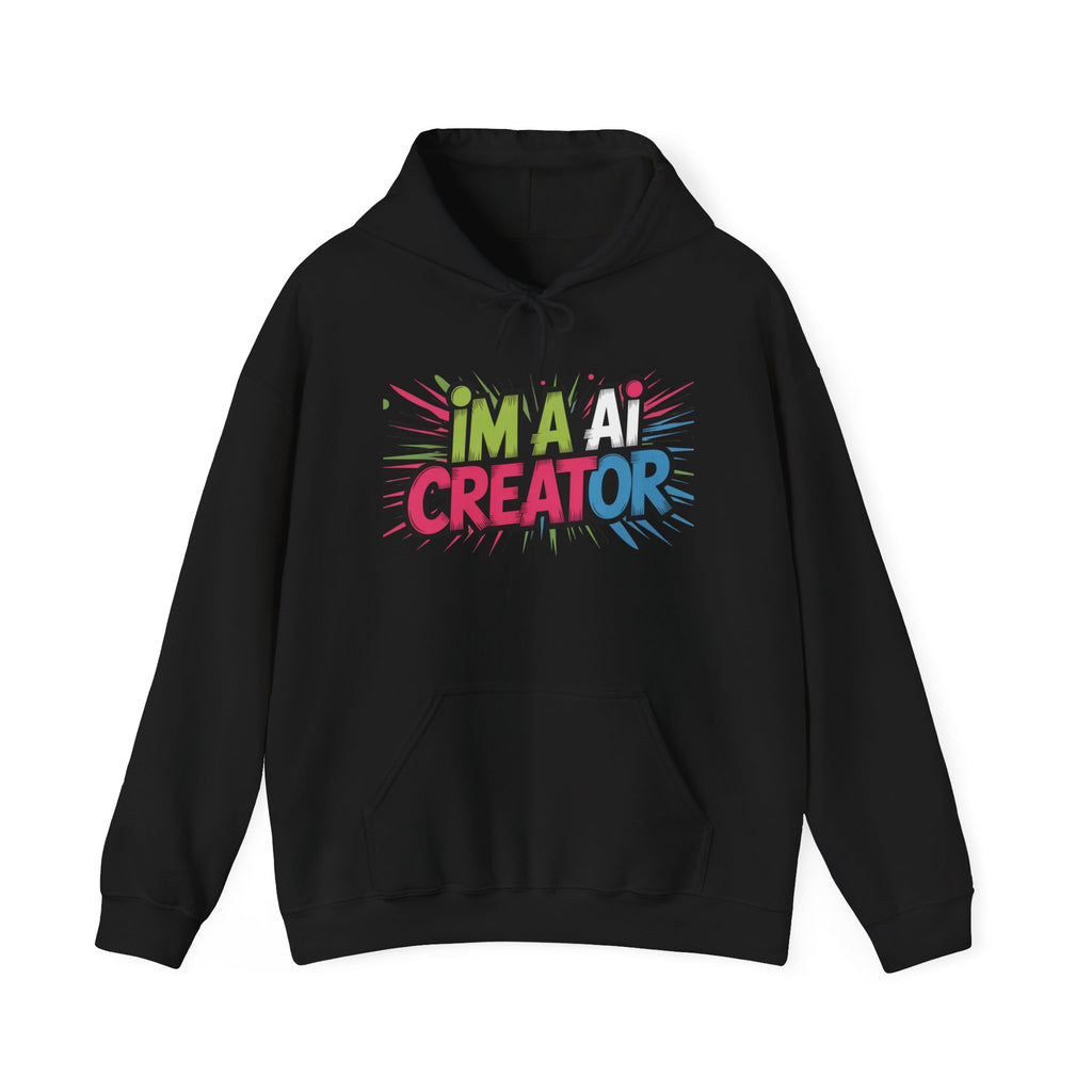 AI Creator  "Code Splash" Unisex Heavy Blend™ Hooded Sweatshirt
