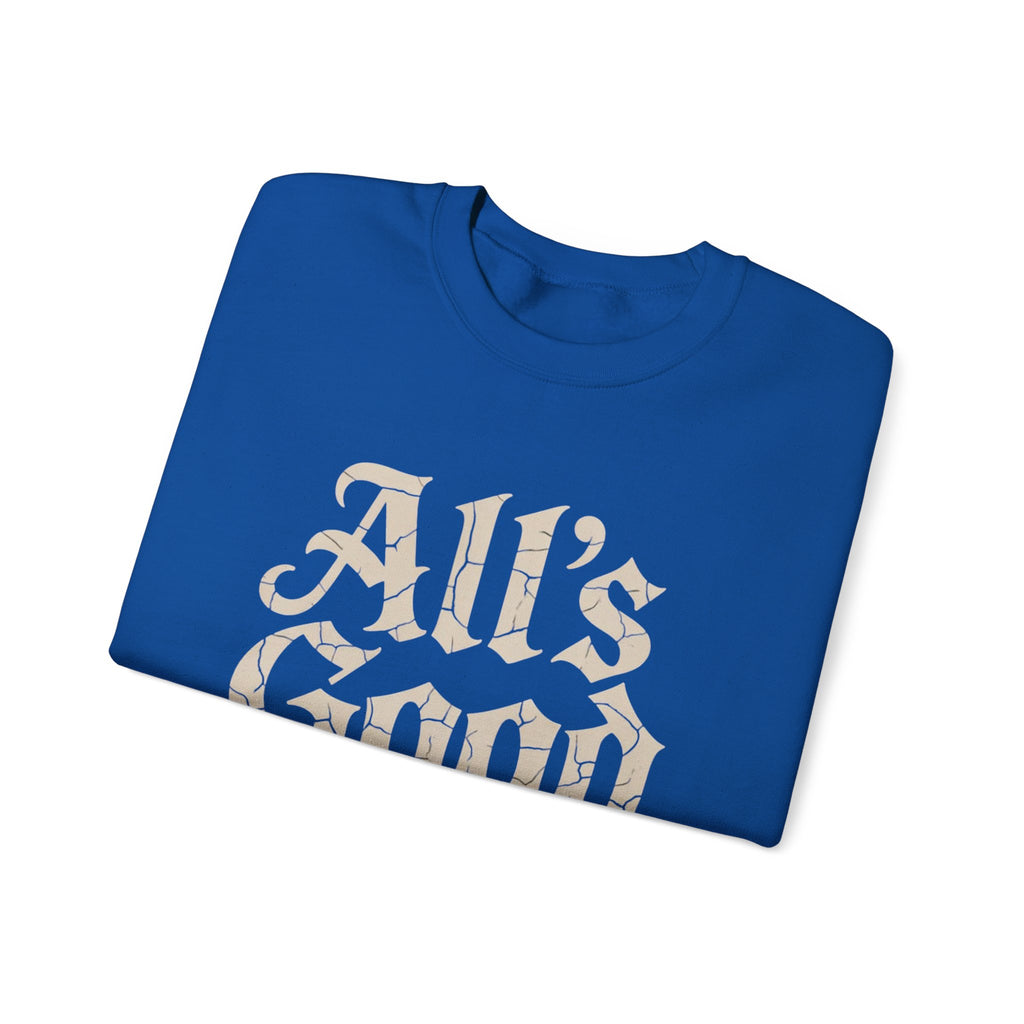 ALL’S GOOD WITH AI “Cracked Code Classic” Unisex Heavy Blend Crewneck Sweatshirt