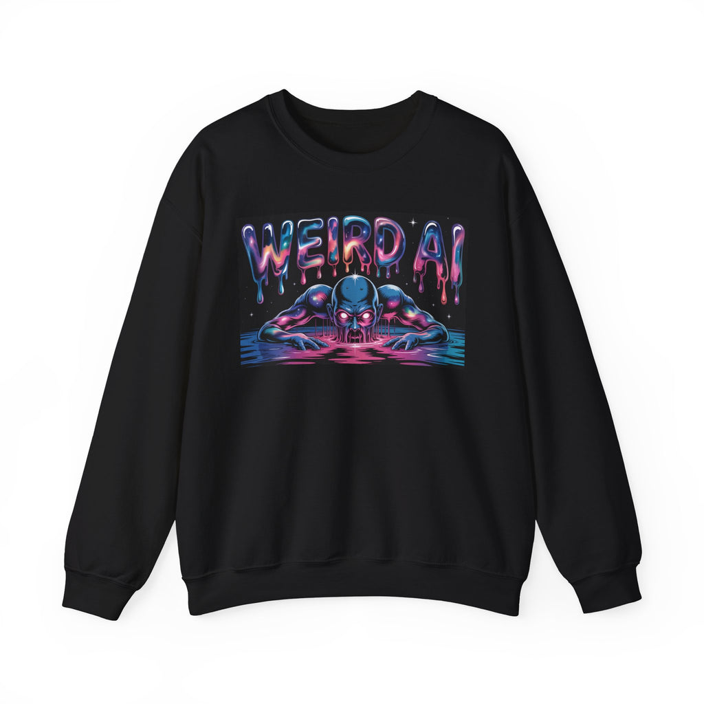 WEIRD AI  " Meltdown Matrix "  Unisex Heavy Blend™ Sweatshirt