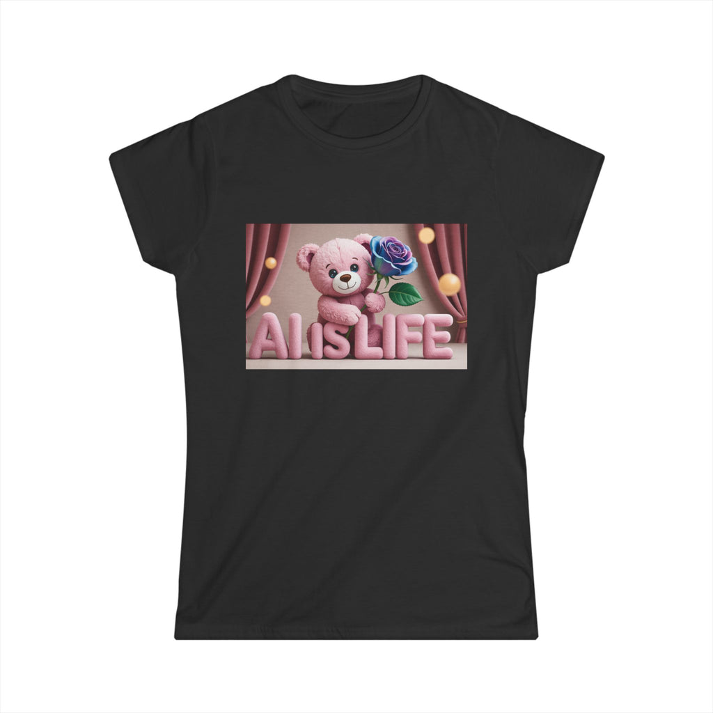 AI IS LIFE  "CUTE CIRCUIT" Women's Softstyle Tee