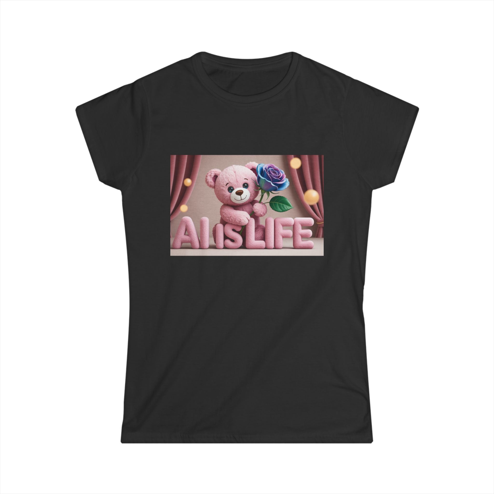 AI IS LIFE  "CUTE CIRCUIT" Women's Softstyle Tee