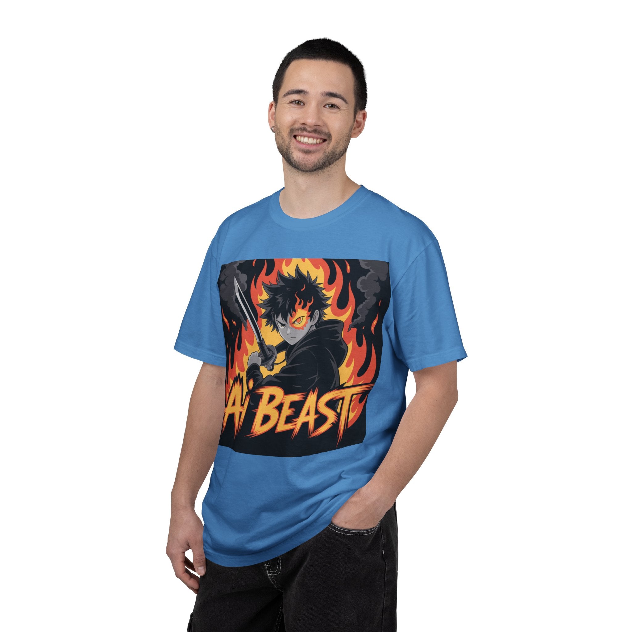 AI  BEAST "Warrior.exe"  of Unisex Garment-Dyed T-shirt