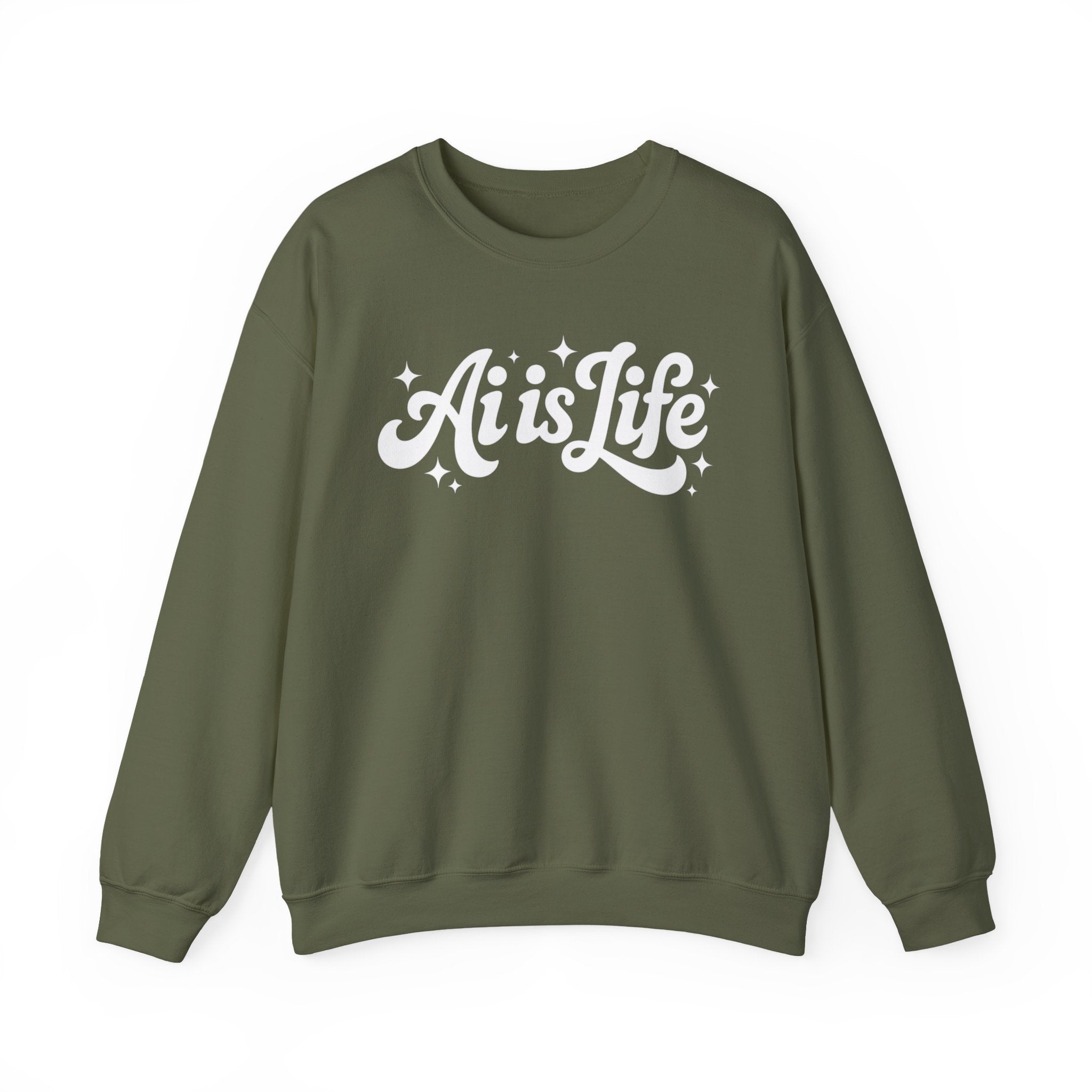 Ai is Life  "TechFlow Energy" Unisex Heavy Blend™ Crewneck Sweatshirt