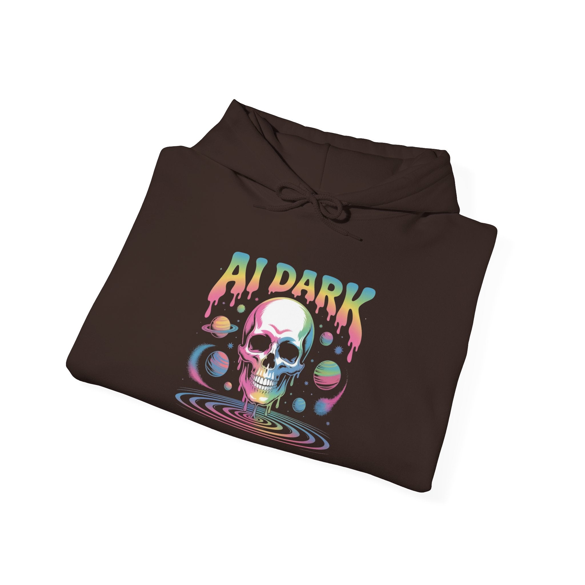 AI DARK “Death of Data” Unisex Heavy Blend™ Hooded Sweatshirt