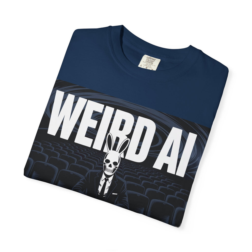 WEIRD AI  " Backrooms Theater " Unisex Garment-Dyed T-shirt