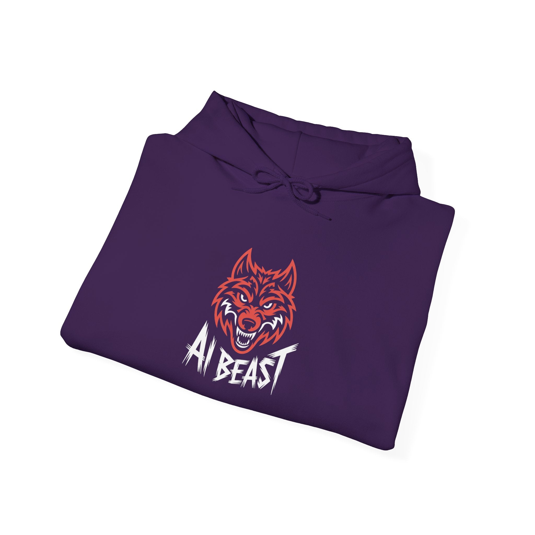 AI BEAST " Alpha Mode "  Unisex Heavy Blend™ Hooded Sweatshirt