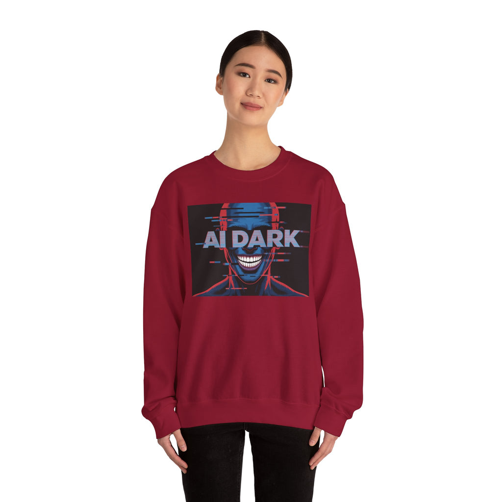 AI DARK  " Deepcore Distortion "  unisex Heavy Blend™ Crewneck Sweatshirt