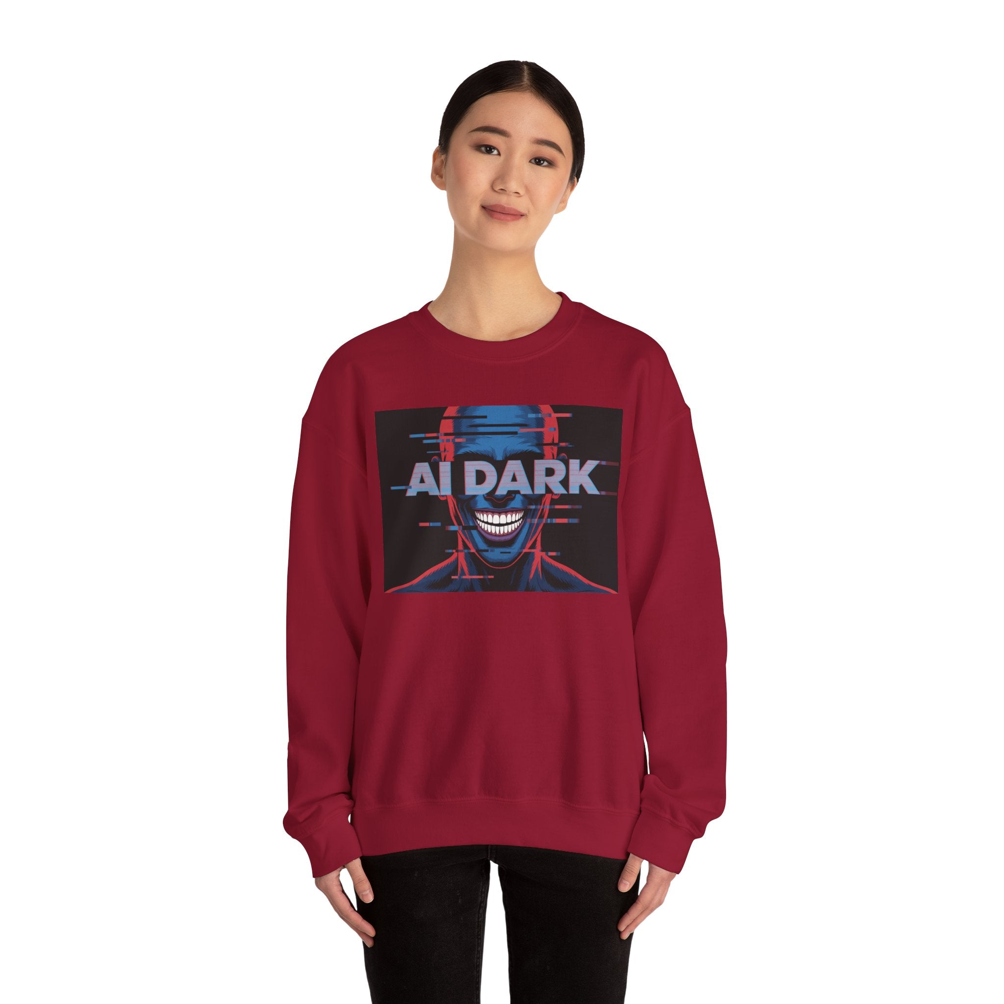 AI DARK  " Deepcore Distortion "  unisex Heavy Blend™ Crewneck Sweatshirt