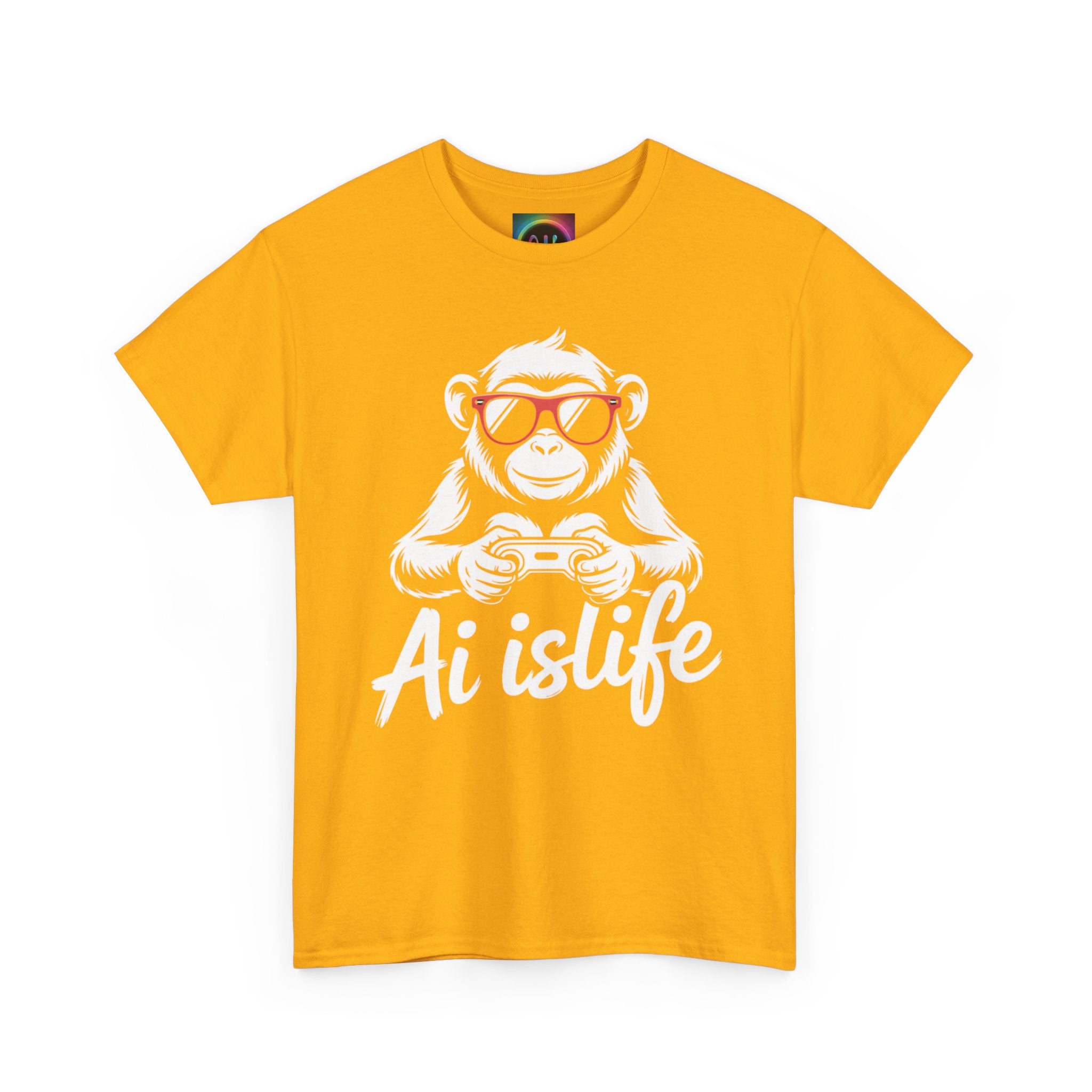 AI Is Life "GAMER CHIMP ELITE" Unisex Graphic T-Shirt
