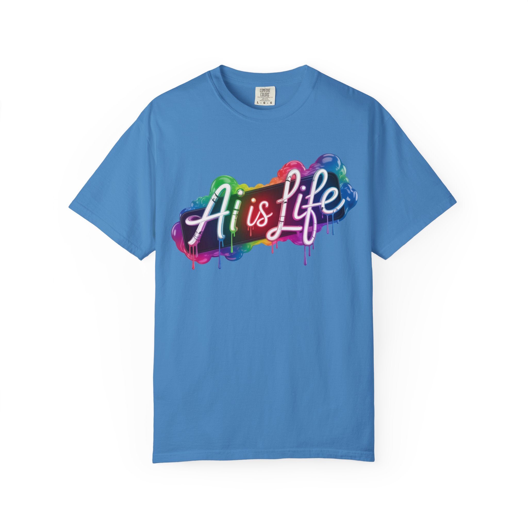 AI is LIFE  “PipeDream Intelligence”  Heavy Blend™ Crewneck T-Shirt