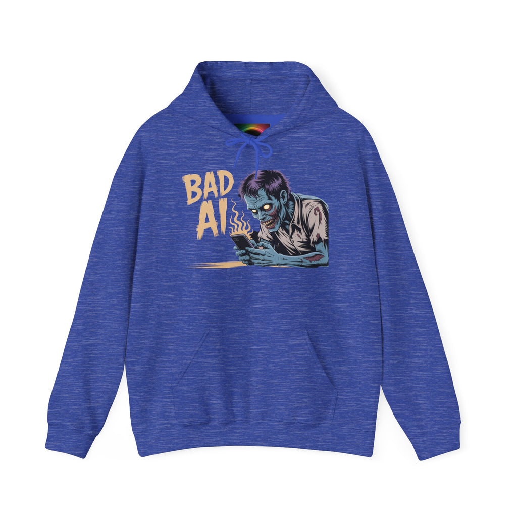 Bad AI "ZOMBIE SCROLL" Unisex Heavy Blend™ Hooded Sweatshirt