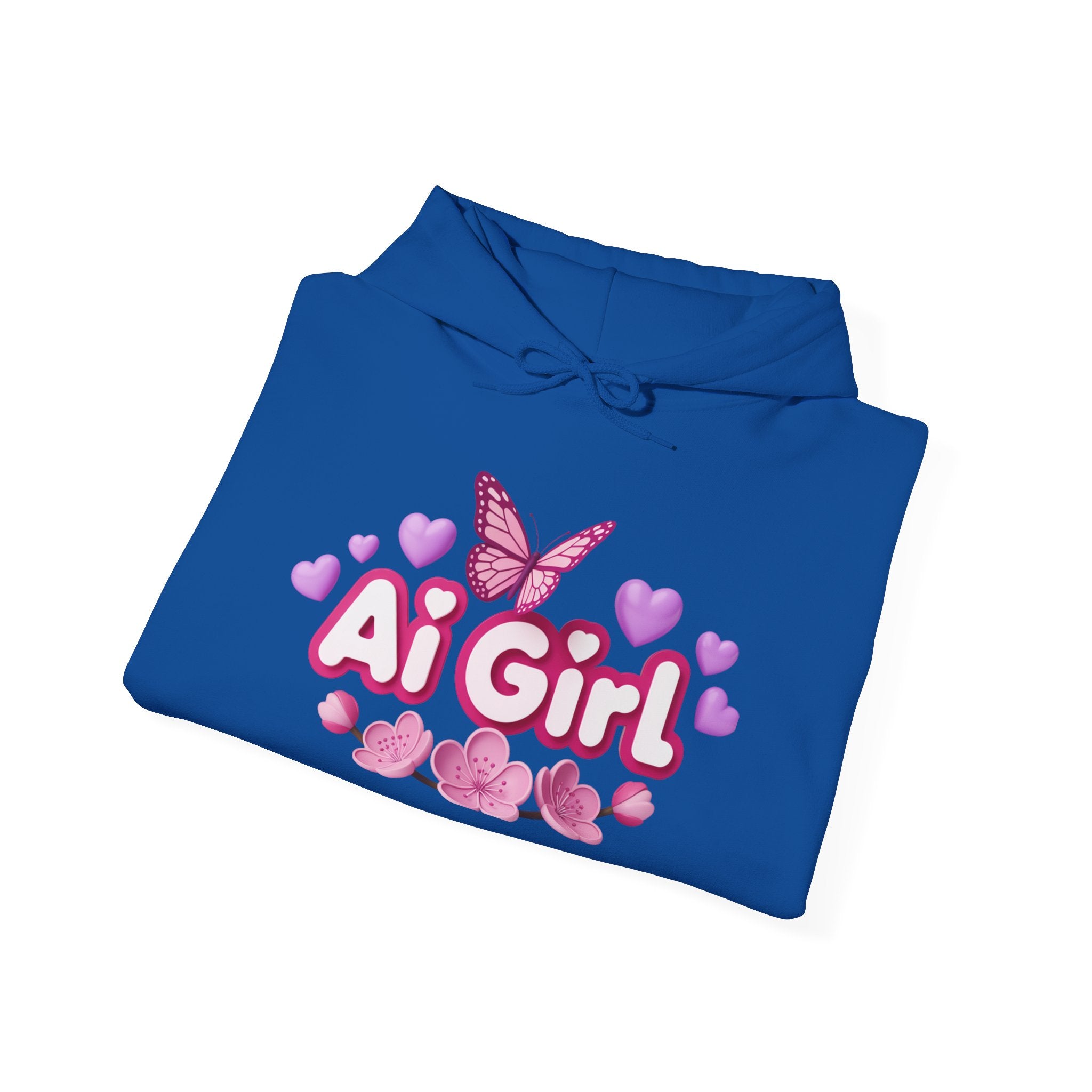 Ai Girl  "Cyber Cutie" Unisex Heavy Blend™ Hooded Sweatshirt