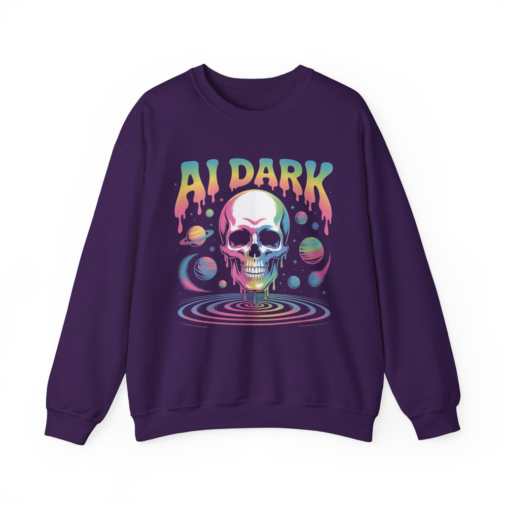 AI DARK “Death of Data” Unisex Heavy Blend™ Crewneck Sweatshirt
