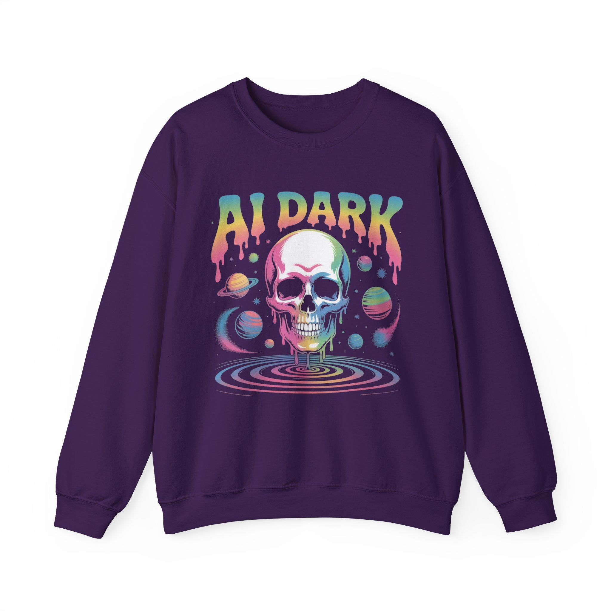 AI DARK “Death of Data” Unisex Heavy Blend™ Crewneck Sweatshirt