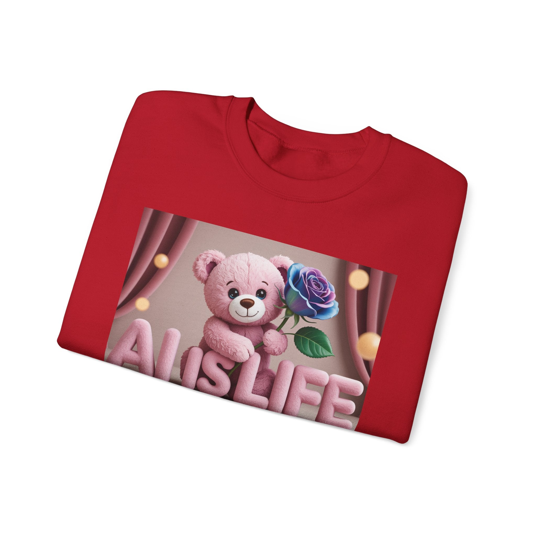 AI IS LIFE  "CUTE CIRCUIT" Unisex Heavy Blend™ Crewneck Sweatshirt