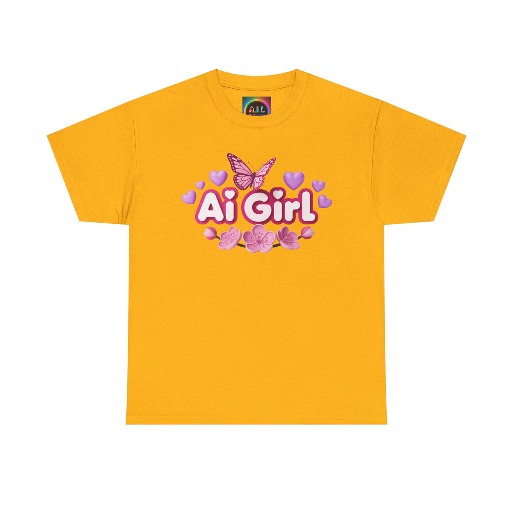 Ai Girl  "Cyber Cutie" Unisex Heavy Blend™ Crewneck T‑Shirt