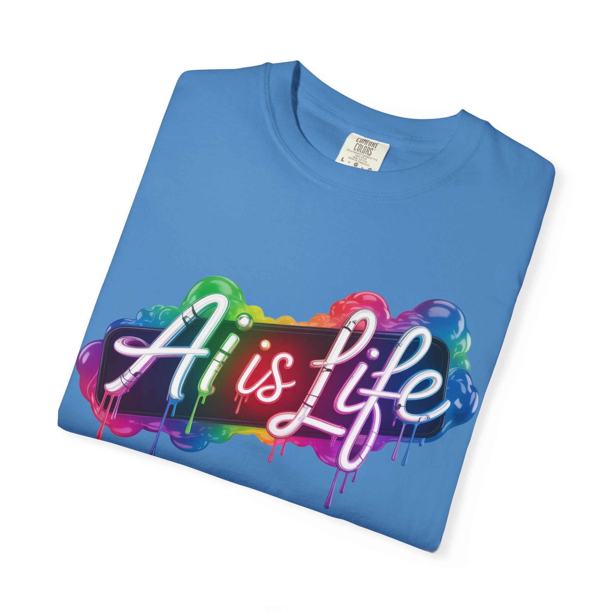 AI is LIFE  “PipeDream Intelligence”  Heavy Blend™ Crewneck T-Shirt