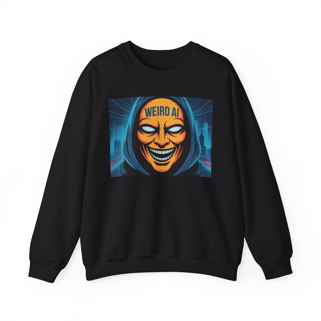 Weird AI "Masked Mode" Unisex Heavy Blend™ Crewneck Sweatshirt
