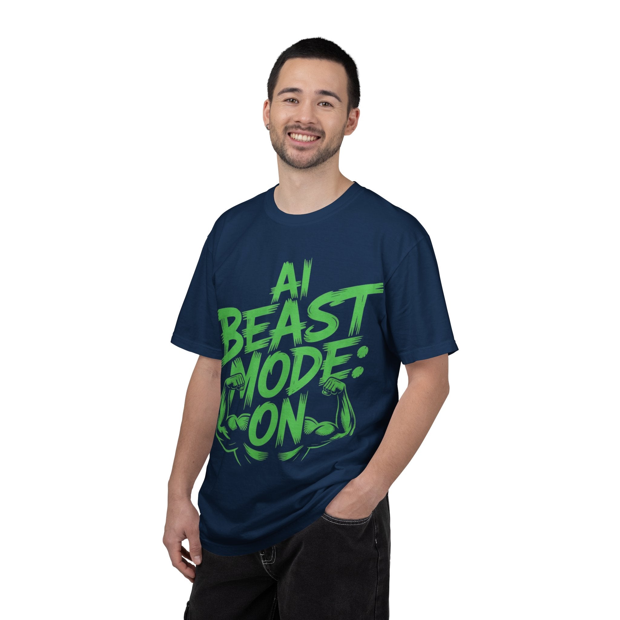 AI BEAST MODE: ON “DIGITAL HULK ENERGY” Unisex Garment-Dyed T-shirt