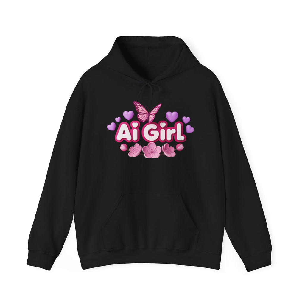 Ai Girl  "Cyber Cutie" Unisex Heavy Blend™ Hooded Sweatshirt