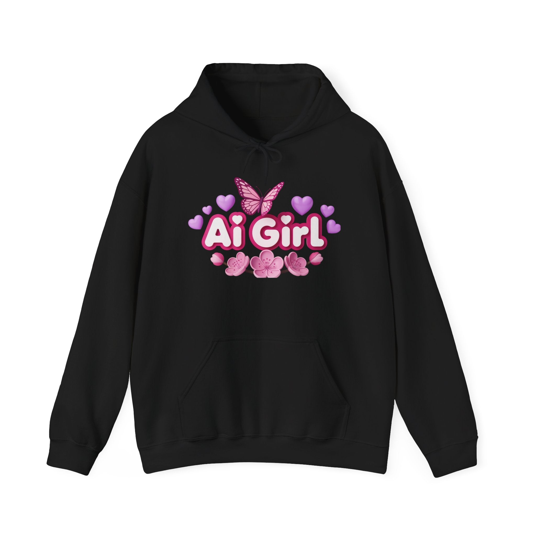 Ai Girl  "Cyber Cutie" Unisex Heavy Blend™ Hooded Sweatshirt